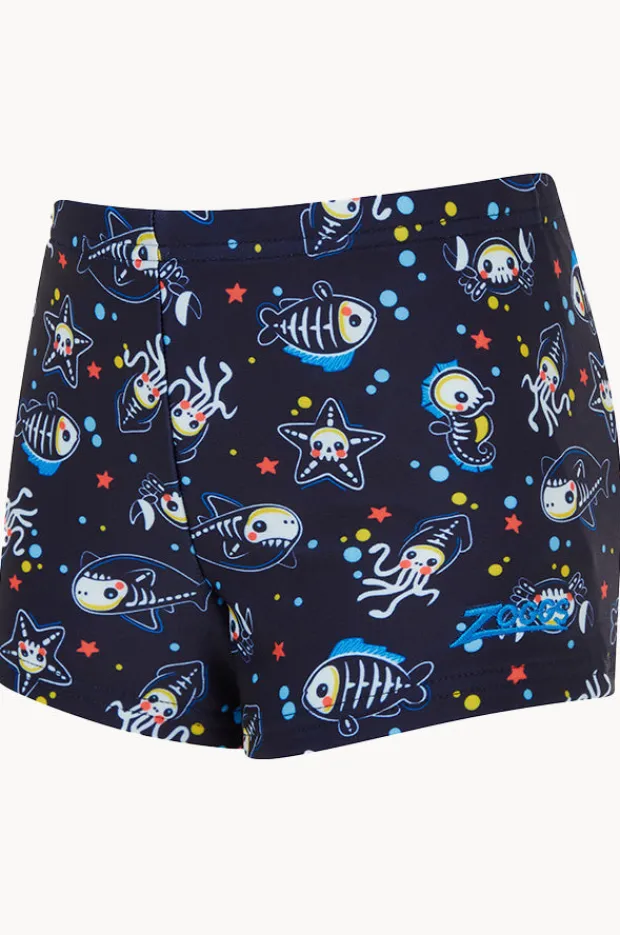 BOY Zoggs Boys Sea Ahoy Hip Racer Trunk