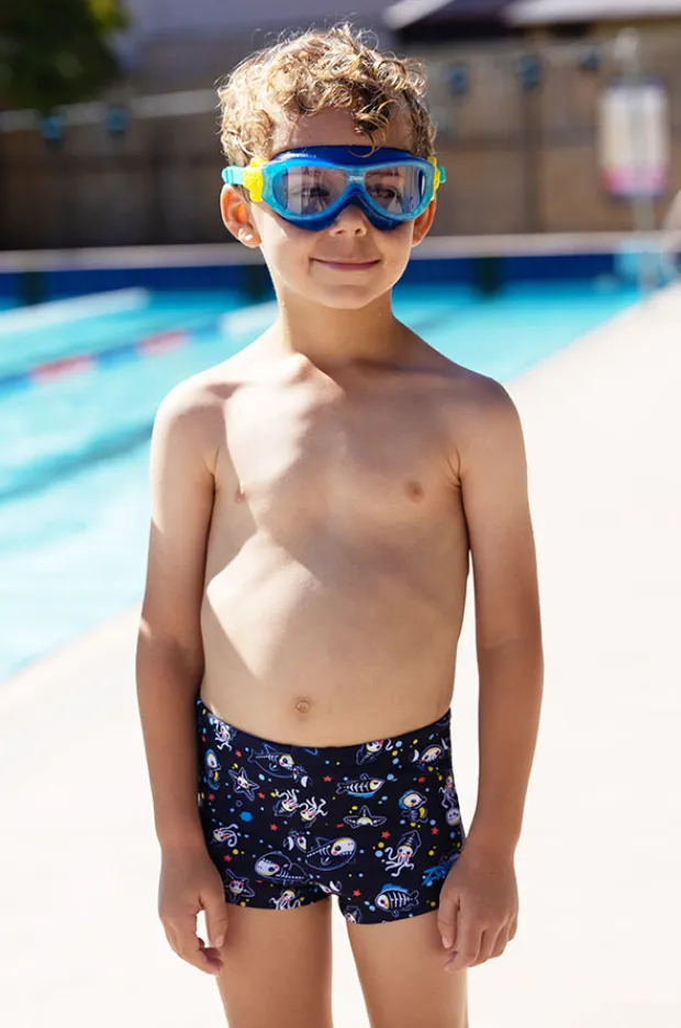 BOY Zoggs Boys Sea Ahoy Hip Racer Trunk