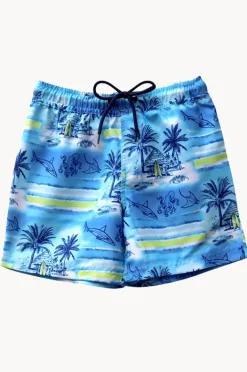 BOY Salty Ink Boys Shipwrecked Boardshort