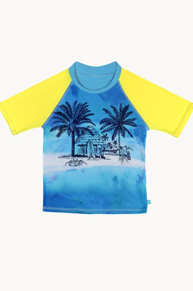 BOY Salty Ink Boys Shipwrecked Short Sleeve Suntop