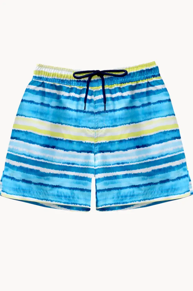 BOY Salty Ink Boys Shipwrecked Stripe Boardshort