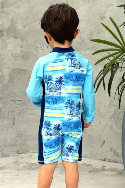 BOY Salty Ink Boys Shipwrecked Sunsuit