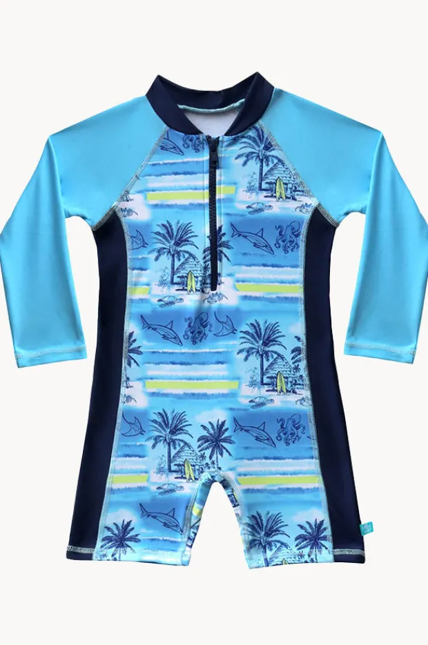 BOY Salty Ink Boys Shipwrecked Sunsuit