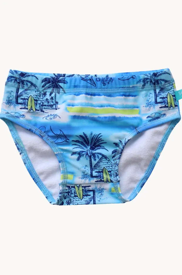 BOY Salty Ink Boys Shipwrecked Swim Nappy