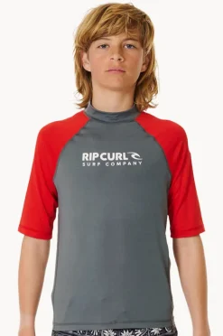 BOY Rip Curl Boys Shock Short Sleeve Suntop