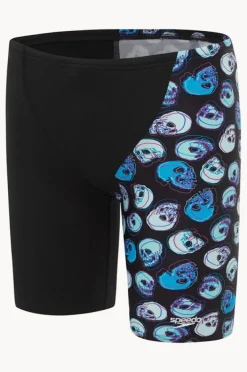 BOY Speedo Boys Skull V Cut Jammer
