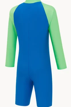 BOY Speedo Boys Splice Long Sleeve Sunsuit