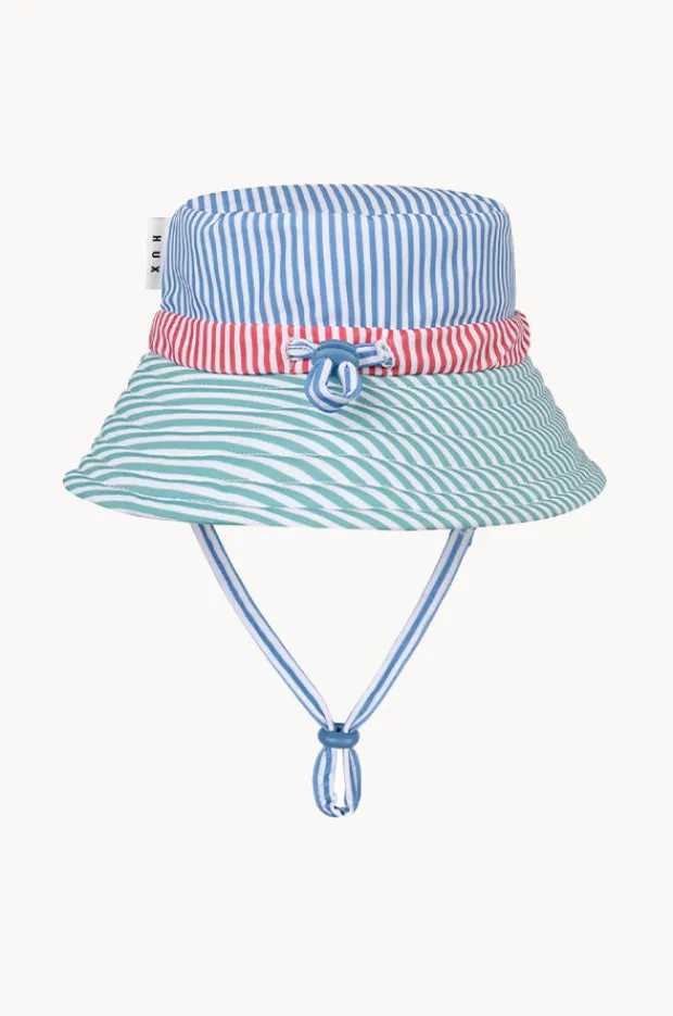 BOY Huxbaby Boys Spliced Stripe Swim Hat