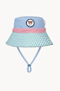 BOY Huxbaby Boys Spliced Stripe Swim Hat