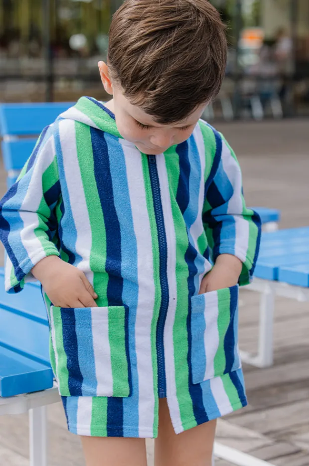 BOY Milky Boys Stripe Terry Towel Cover Up