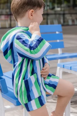 BOY Milky Boys Stripe Terry Towel Cover Up