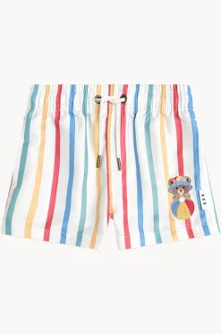 BOY Huxbaby Boys Stripey Huxbear Swim Short