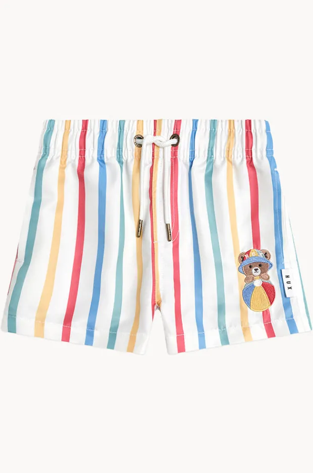 BOY Huxbaby Boys Stripey Huxbear Swim Short
