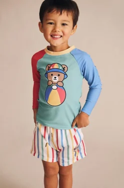 BOY Huxbaby Boys Stripey Huxbear Swim Short