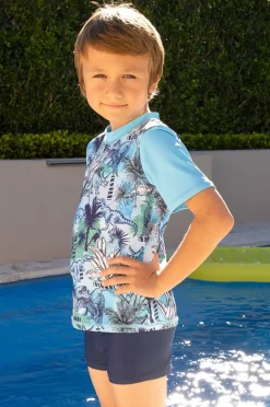 BOY Salty Ink Boys Urban Jungle Short Sleeve Suntop Set
