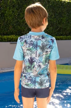 BOY Salty Ink Boys Urban Jungle Short Sleeve Suntop Set