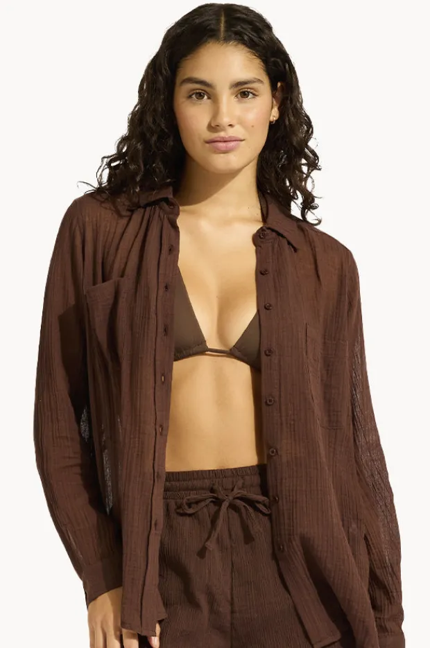 Women Seafolly Breeze Beach Shirt