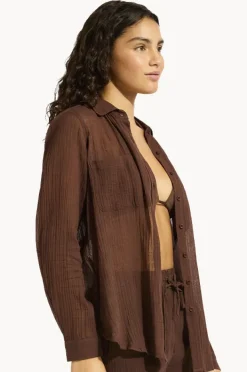 Women Seafolly Breeze Beach Shirt