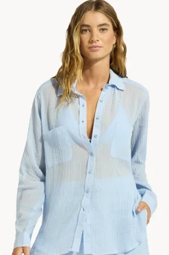 Women Seafolly Breeze Beach Shirt