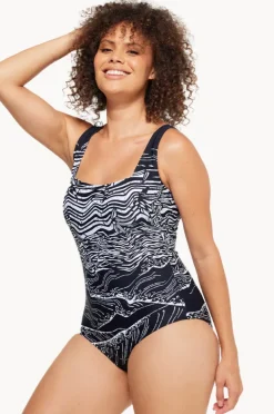 Women Togs Swimwear Budapest Binded Square Neck One Piece