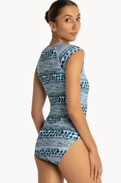 Women Sunseeker Byron Bay Seasport Cap Sleeve Sunsuit
