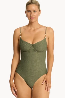 Women Sea Level Caracus Balconette Bra One Piece