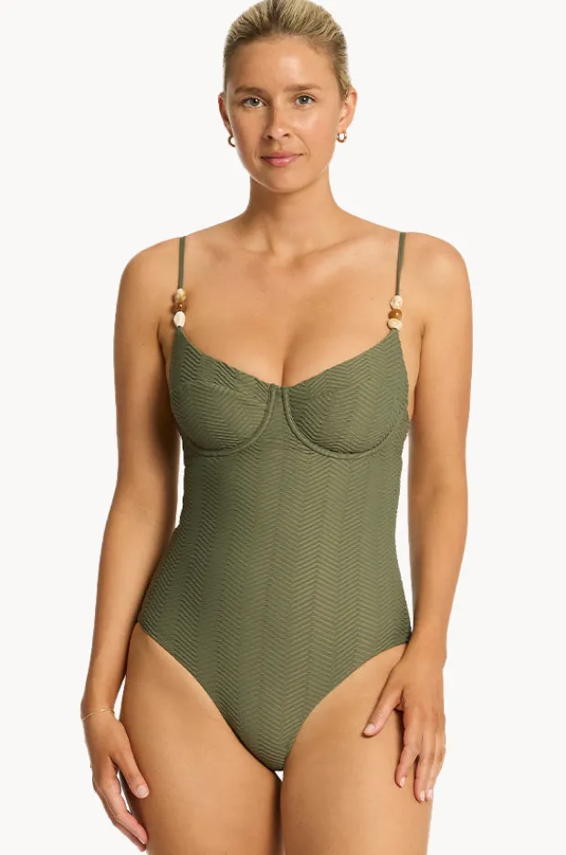 Women Sea Level Caracus Balconette Bra One Piece