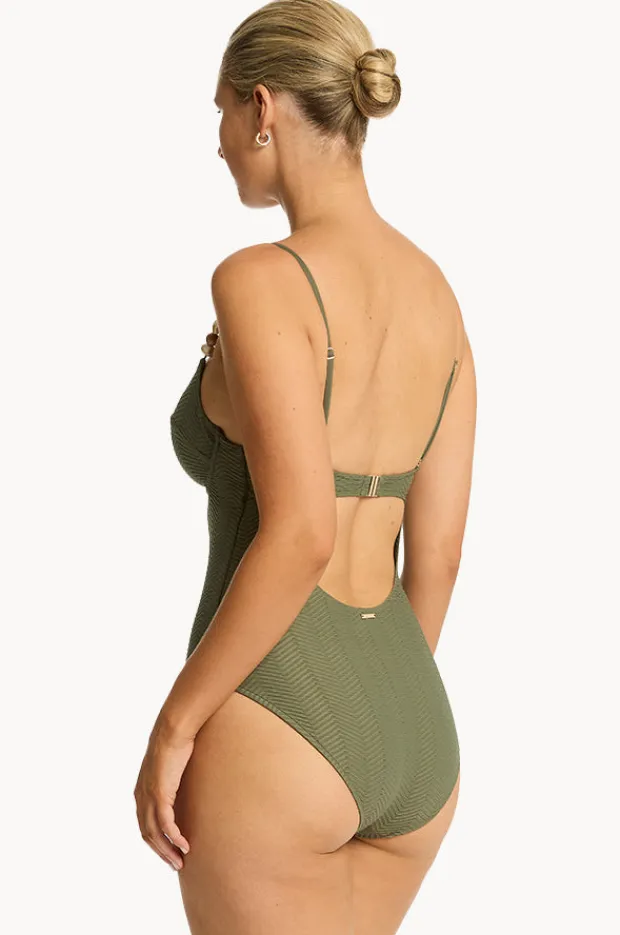 Women Sea Level Caracus Balconette Bra One Piece