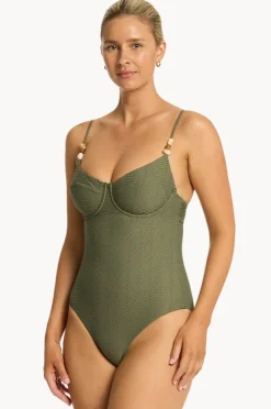 Women Sea Level Caracus Balconette Bra One Piece
