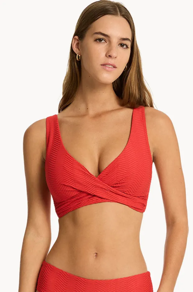 Women Sea Level Caracus Cross Front Bra