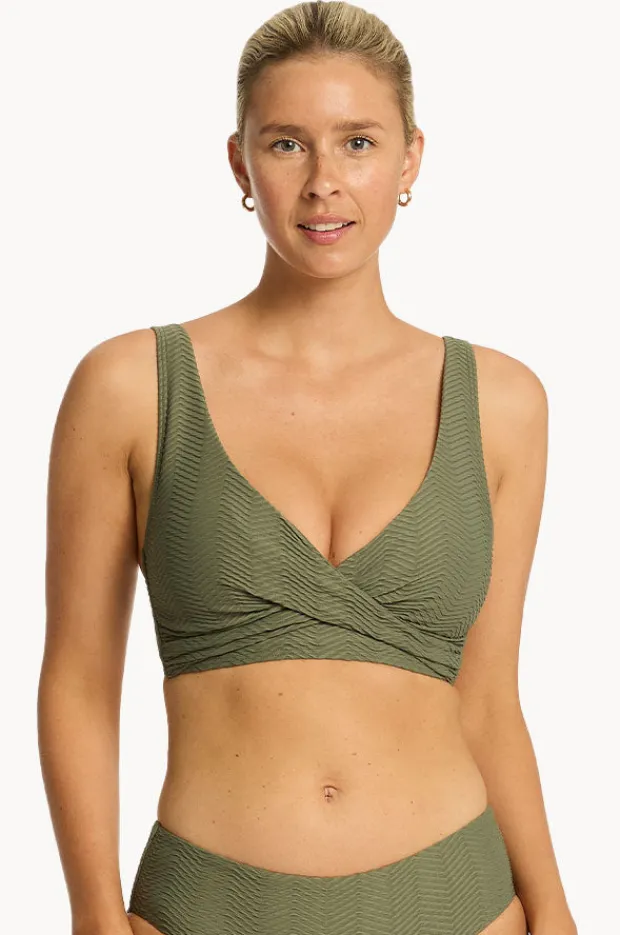 Women Sea Level Caracus Cross Front Bra