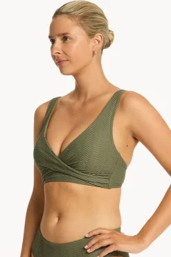 Women Sea Level Caracus Cross Front Bra