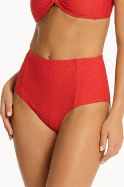 Women Sea Level Caracus Panelled High Waist Pant