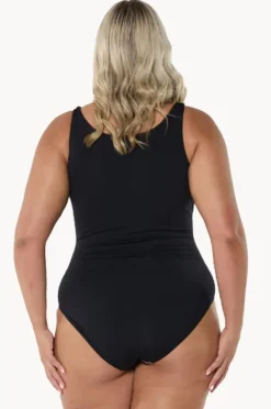 Women Capriosca Caribbean Zip High Neck One Piece