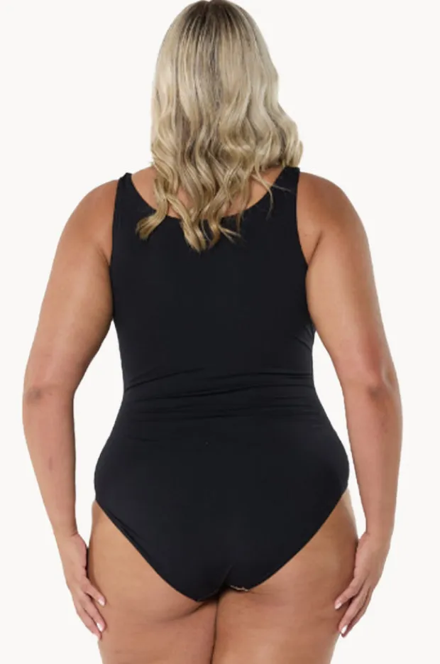 Women Capriosca Caribbean Zip High Neck One Piece