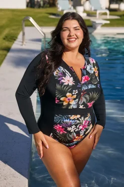 Women Capriosca Carnival Long Sleeve Sunsuit