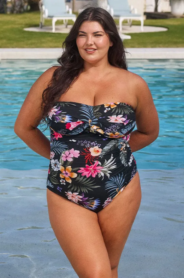 Women Capriosca Carnival Twist Bandeau One Piece