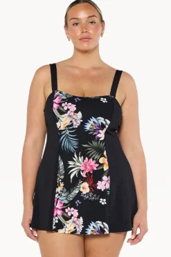 Women Capriosca Carnival Wide Strap Swim Dress