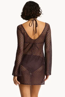 Women Sea Level Castaway Mesh Cover Up