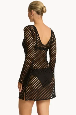 Women Sea Level Castaway Mesh Cover Up