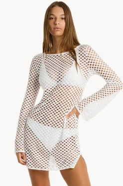 Women Sea Level Castaway Mesh Cover Up