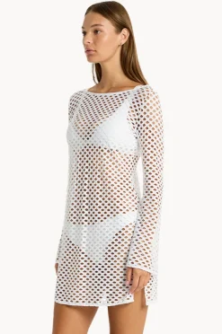 Women Sea Level Castaway Mesh Cover Up