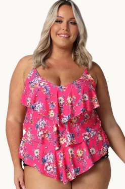 Women Capriosca Castaway Tiered Frill Tankini Separate