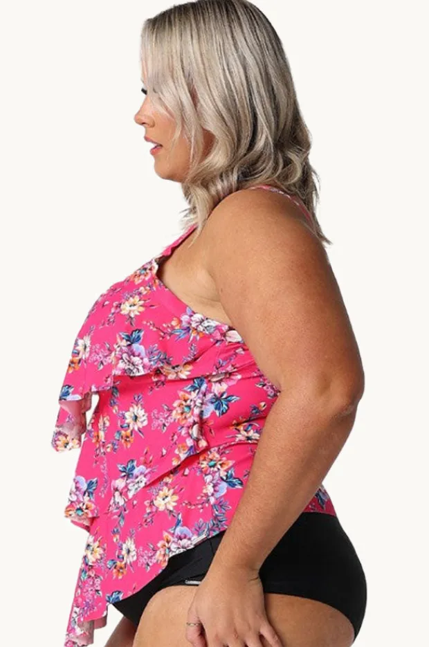 Women Capriosca Castaway Tiered Frill Tankini Separate