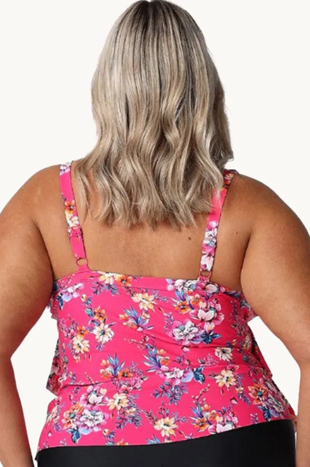 Women Capriosca Castaway Tiered Frill Tankini Separate