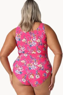 Women Capriosca Castaway Zip High Neck One Piece