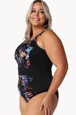 Women Capriosca Catalina Zip High Neck One Piece