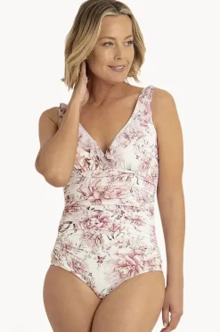 Women Jantzen Chiara Mesh Frill One Piece
