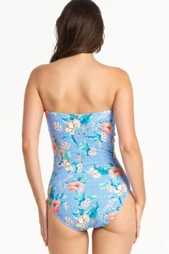 Women Sunseeker Chilio D/DD Cup Wrap Bandeau One Piece