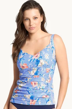 Women Sunseeker Chilio DD/E Cup Ruched Tankini Separate